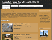 Tablet Screenshot of nairobirealestates.com